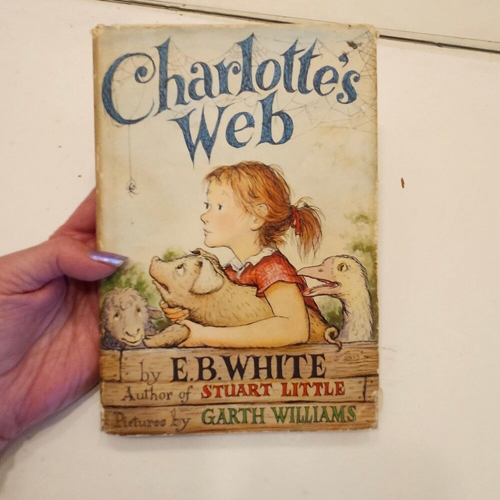 Charlotte's Web E.B. White 1952 Early Illustrated Edition Harper Row Classic
